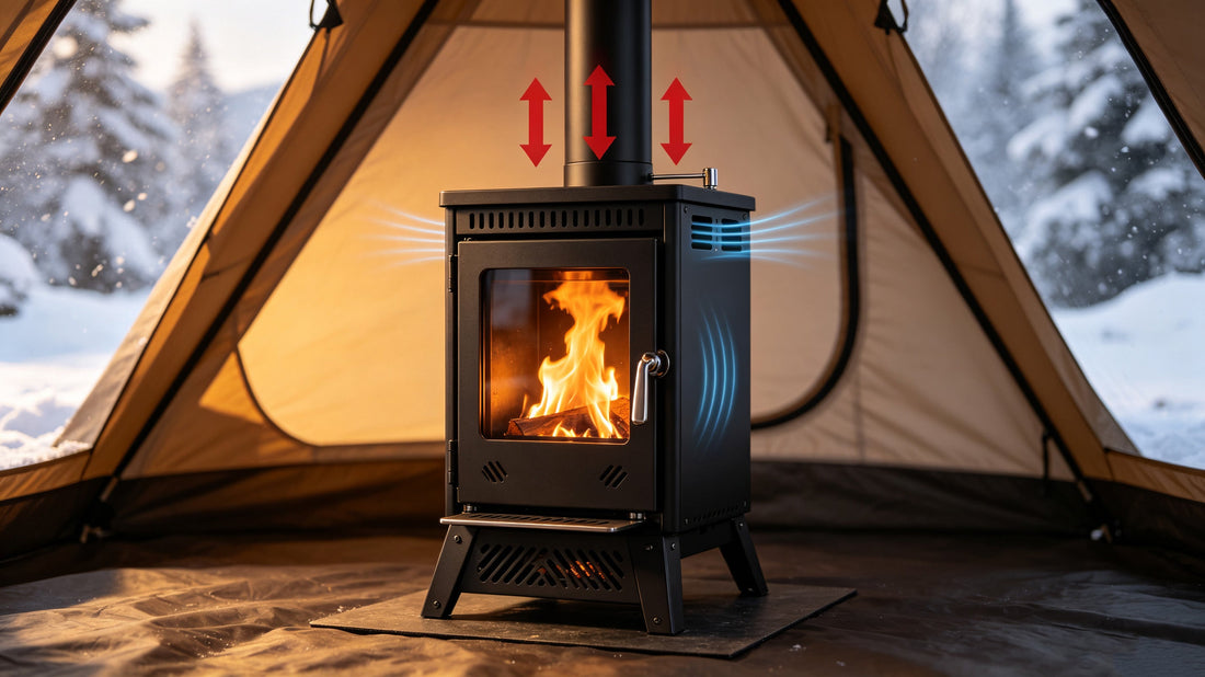 How to Control the Airflow on a Tent Stove for the Perfect Burn