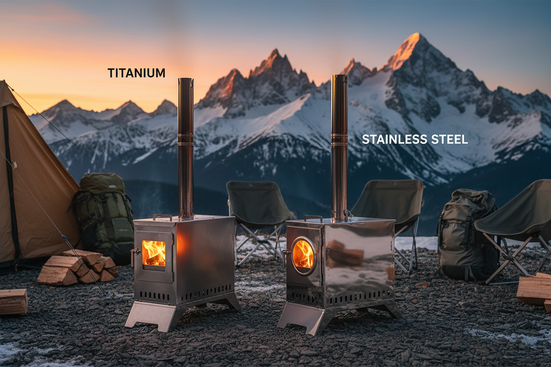 Titanium vs. Stainless Steel Tent Stove: Which One Is Worth Your Money?