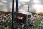 ZARKIND Portable Tent Wood Stove  Inverted Chimney Design