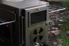 ZARKIND Portable Tent Wood Stove  Inverted Chimney Design
