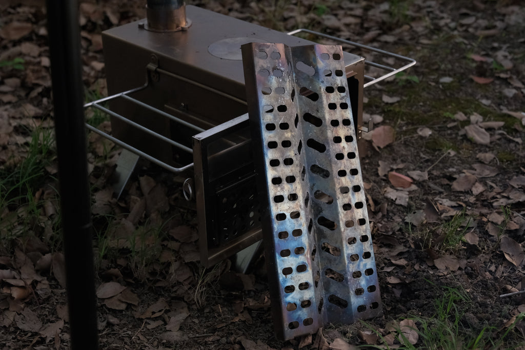 ZARKIND Portable Tent Wood Stove  Inverted Chimney Design