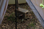 ZARKIND Portable Tent Wood Stove  Inverted Chimney Design